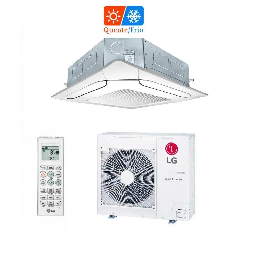 Ar Condicionado LG Split Cassete Inverter 31000 BTUs 220V Quente e Frio com Wi-Fi ATUW36GNLP1.AWGZBR1