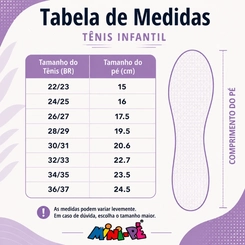Tênis Infantil Menino Mini Pé Mp-2428S Preto