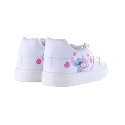 Tênis Infantil Menina Mini Pé Estampa de Personagem Branco