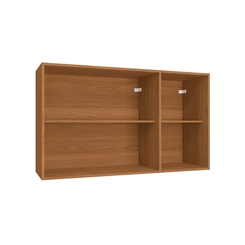 Aéreo 120cm Kappesberg Ciela 3 Portas R646 Canela/Azul Profundo