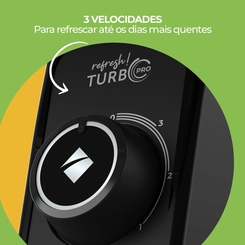 Ventilador de Coluna com 6 Pás 140W Cadence VTR830 Preto e Azul