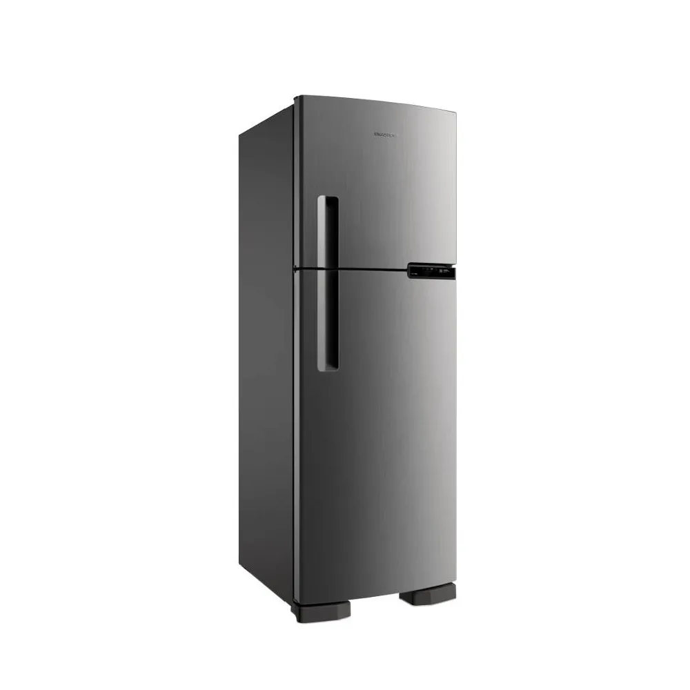 Refrigerador Brastemp Frost Free 375L Controle Eletrônico BRM44HK Inox