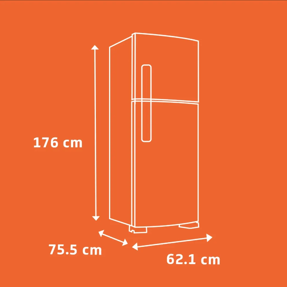 Refrigerador Brastemp Frost Free 375L Controle Eletrônico BRM44HK Inox