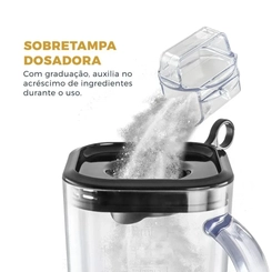Liquidificador 3L 12 Velocidades 1.400W Britânia BLQ1300P Preto