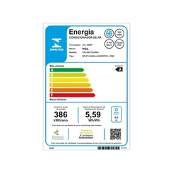 Ar Condicionado Split Inverter 9.000 BTUs Quente e Frio Hi Wall TCL T-Pro 2.0 TAC-09CHTG2-INV 220V