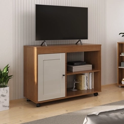 Rack para TV até 45" Artely Sampa 4621 Cinamomo/Off White