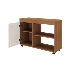 Rack para TV até 45" Artely Sampa 4621 Cinamomo/Off White