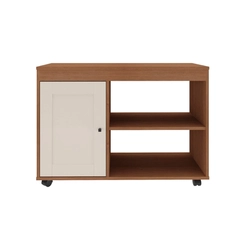 Rack para TV até 45" Artely Sampa 4621 Cinamomo/Off White