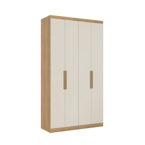 Guarda-Roupa 4 Portas THB Milan 5864 Capuccino/Off White SE