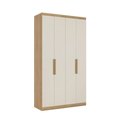 Guarda-Roupa 4 Portas THB Milan 5864 Capuccino/Off White SE