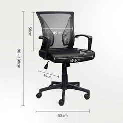 Cadeira Office Vivensis Focus V0457 Preta