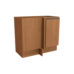 Balcão de Canto 98cm Kappesberg Maxxi 1 Porta G748 Canela