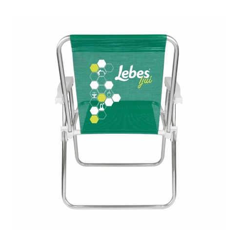 Cadeira Alumínio Mor Lebes Padrão 2237 Verde