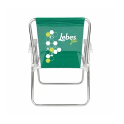 Cadeira Alumínio Mor Lebes Padrão 2237 Verde