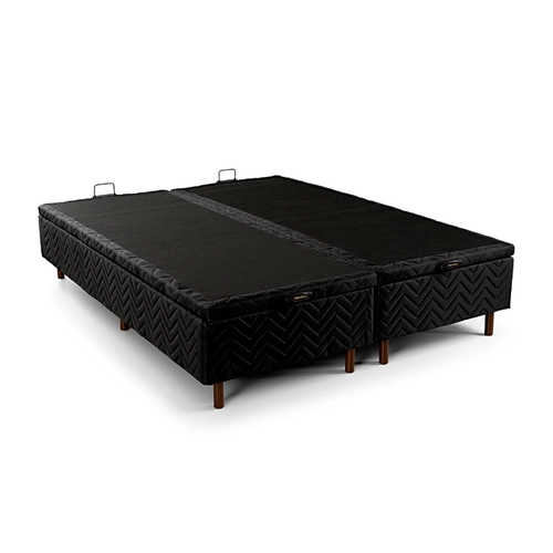 Base Box Kappesberg Baú Queen 158x198x30cm Preto